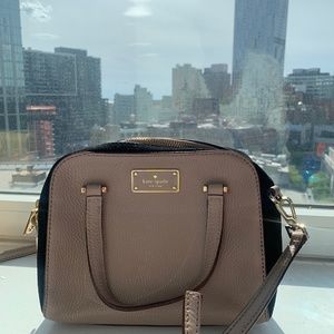 Kate Spade - Tan and Black Leather Cross Body